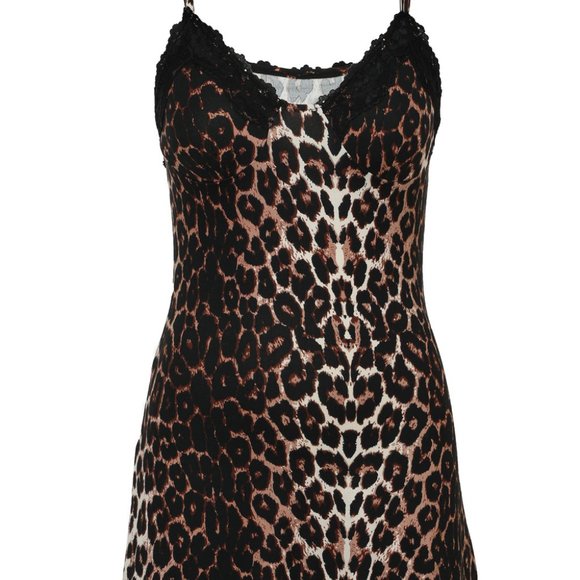 Leopard Print Lace Spaghetti Strap - Picture 10 of 10